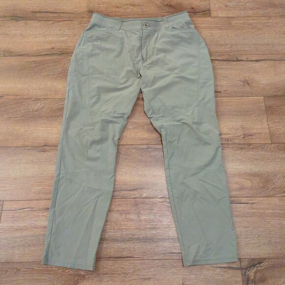 Kuhl Men's Size 38x29 Hiking Pants Elastic Waist Khaki Climbing Outdoors